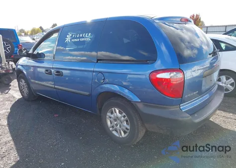 2007 Dodge Caravan Se из США, поврежденный, VIN 1D4GP25B77B222231